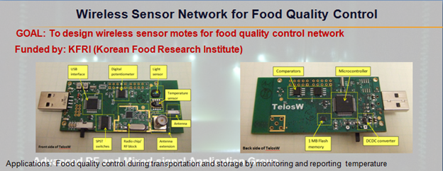 Photo of project regarding Wireless Sensor Network for Food Quality Control